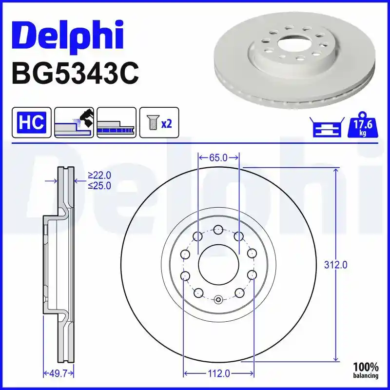 DELPHI BG5343C