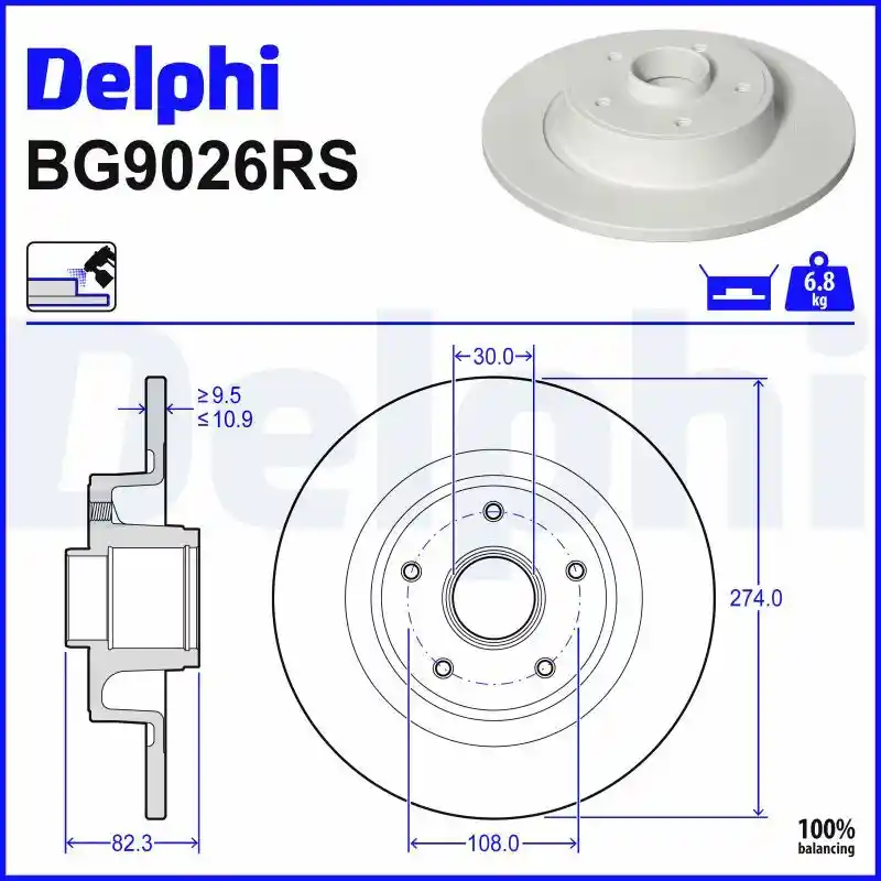 DELPHI BG9026RS