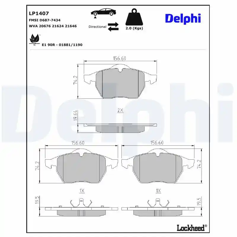 DELPHI LP1407