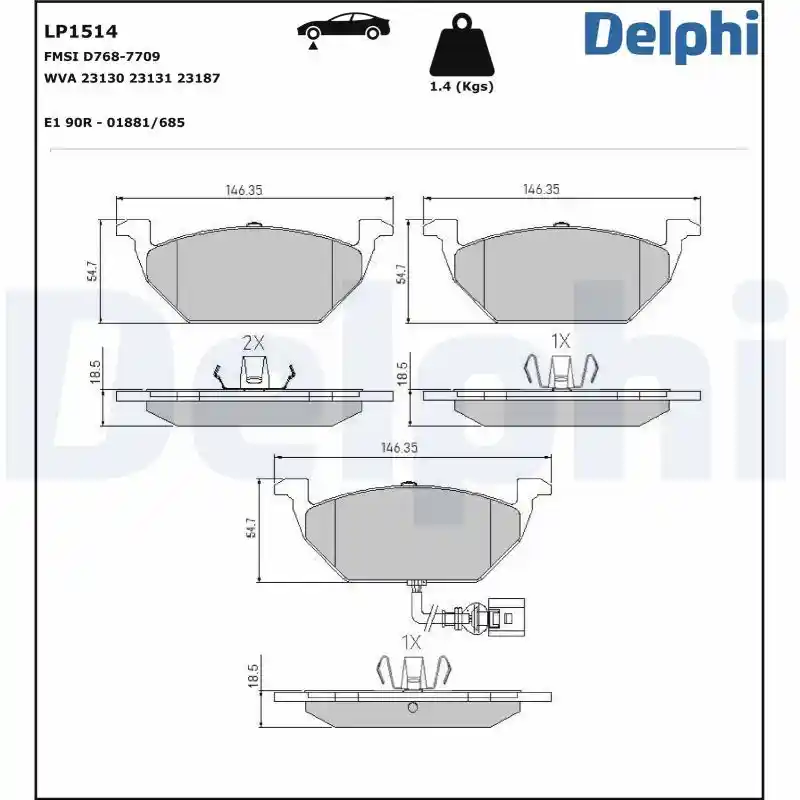 DELPHI LP1514
