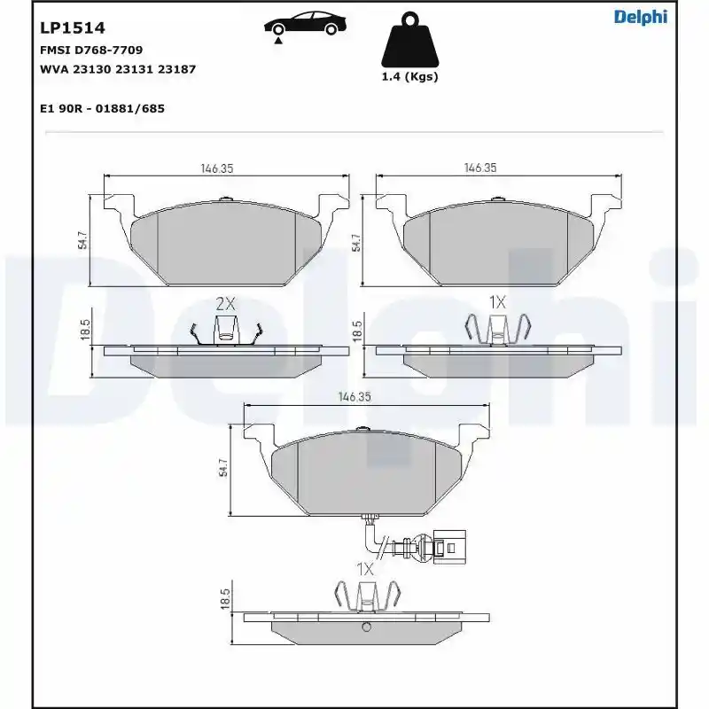DELPHI LP1514