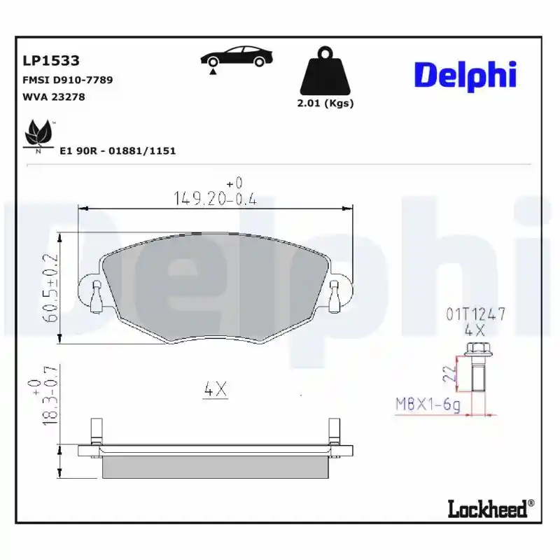 DELPHI LP1533