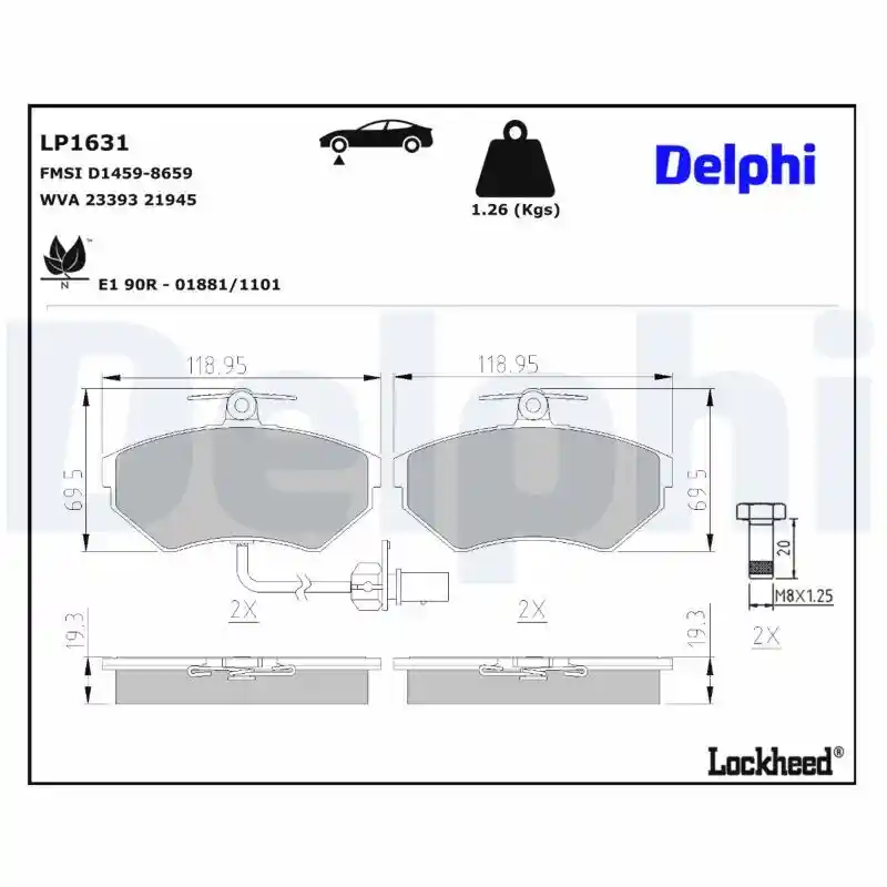 DELPHI LP1631