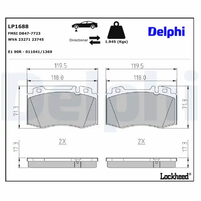 DELPHI LP1688
