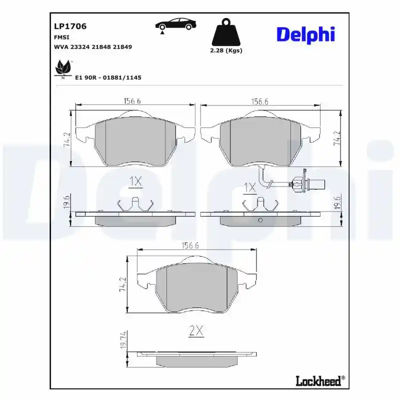 DELPHI LP1706
