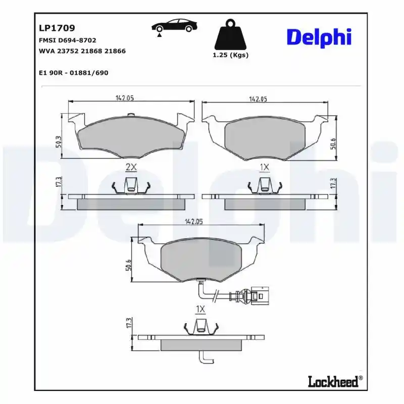 DELPHI LP1709