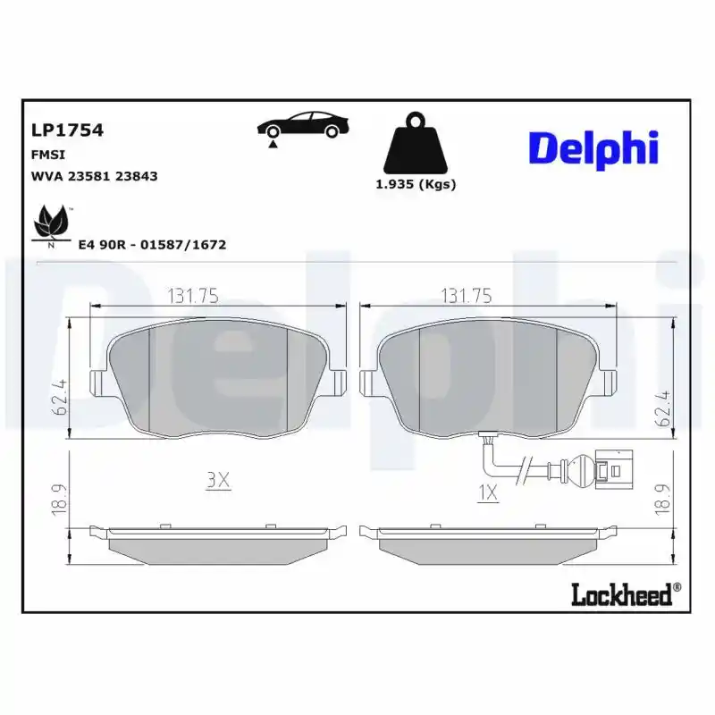 DELPHI LP1754