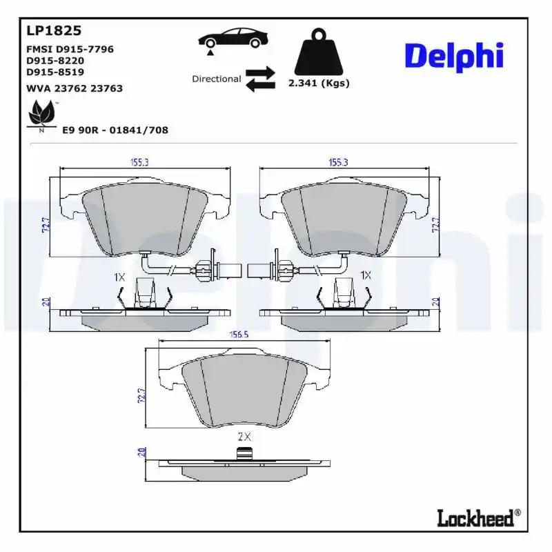 DELPHI LP1825