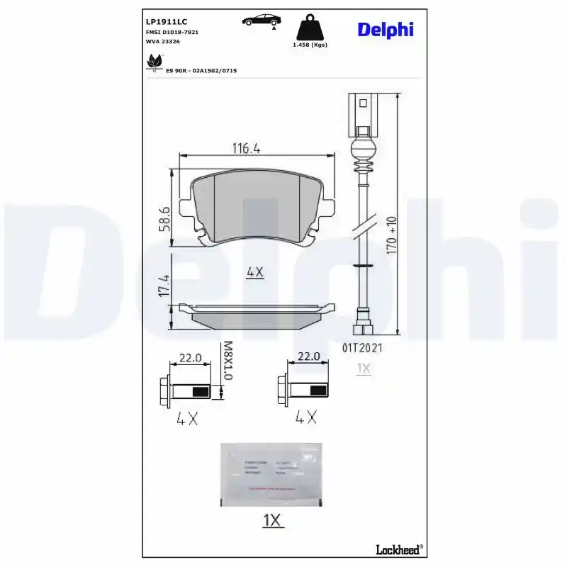 DELPHI LP1911LC