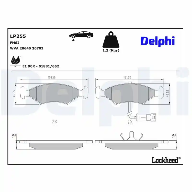 DELPHI LP255