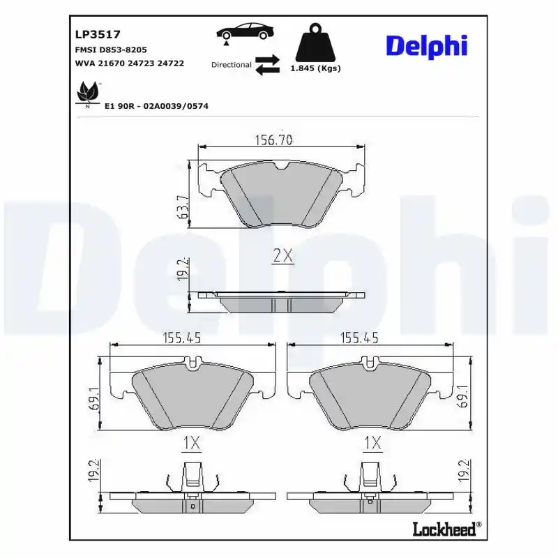 DELPHI LP3517