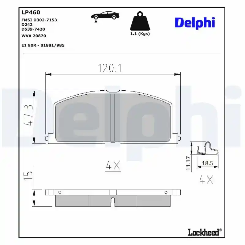 DELPHI LP460