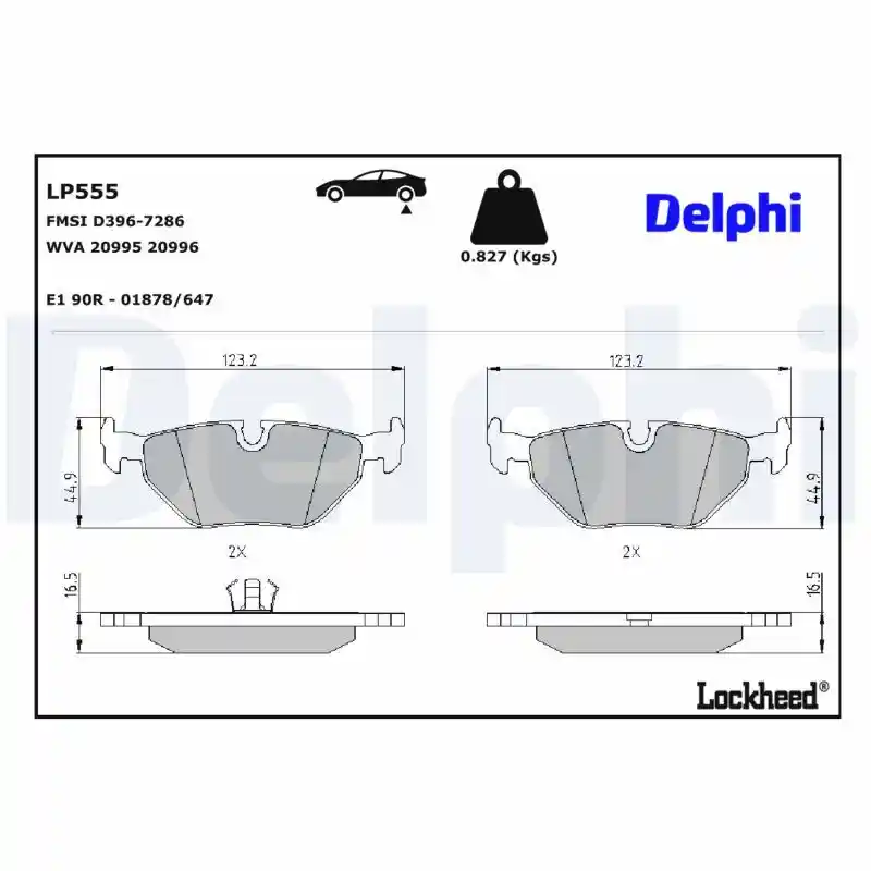 DELPHI LP555