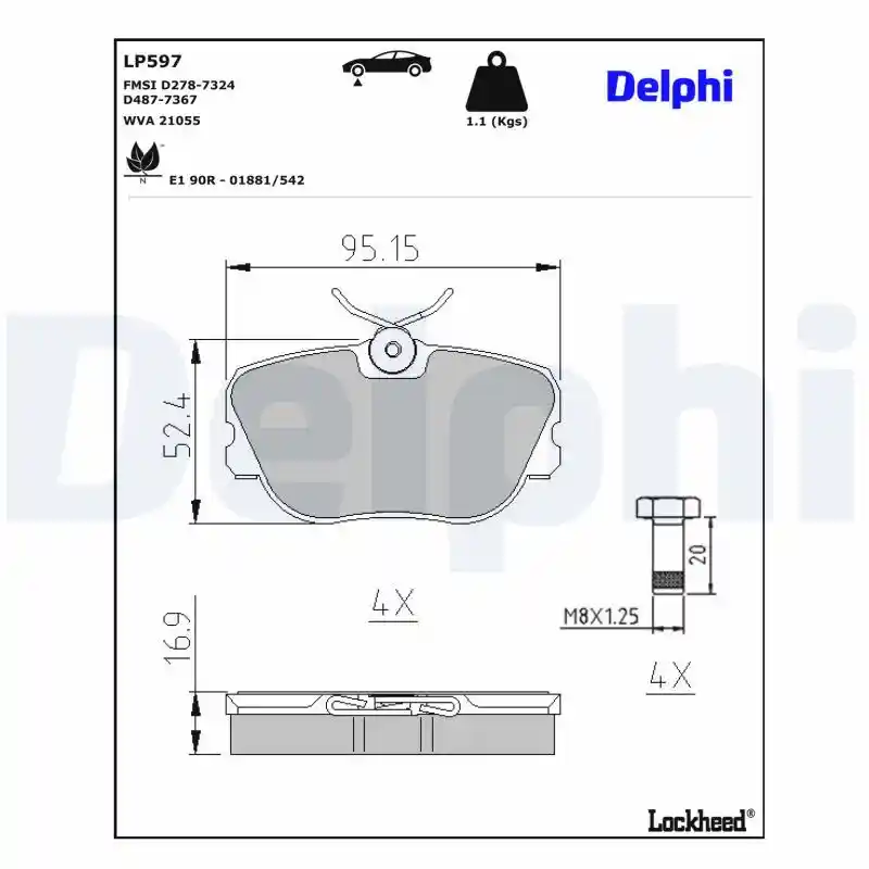 DELPHI LP597