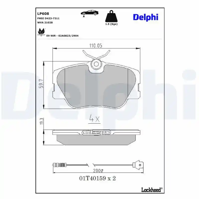 DELPHI LP608