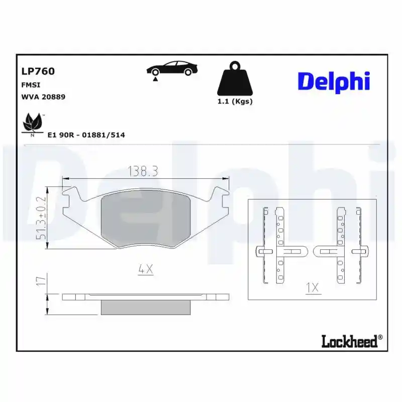 DELPHI LP760