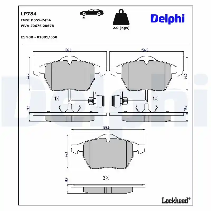 DELPHI LP784