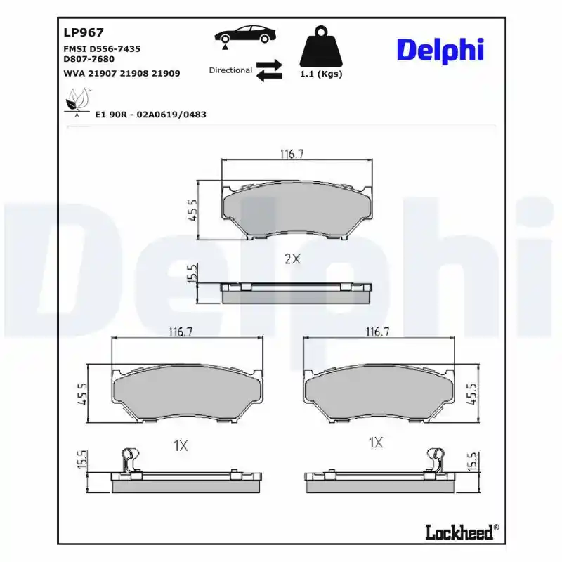 DELPHI LP967 DELPHI LP967
