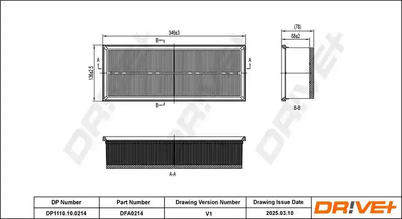 DR!VE DP1110.10.0214 DR!VE DP1110.10.0214