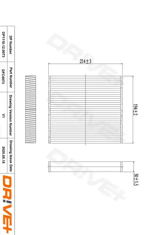 DR!VE DP1110.12.0073 DR!VE DP1110.12.0073