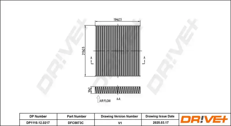 DR!VE DP1110.12.0217 DR!VE DP1110.12.0217