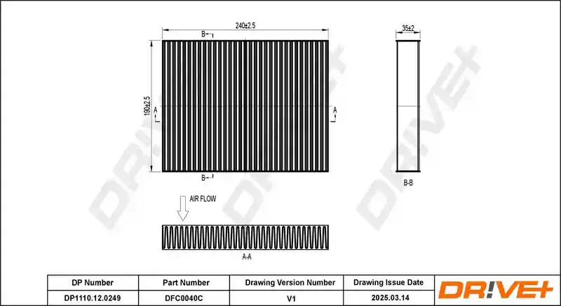 DR!VE DP1110.12.0249 DR!VE DP1110.12.0249