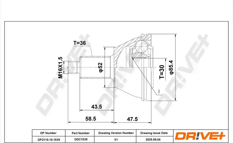 DR!VE DP2110.10.1539 DR!VE DP2110.10.1539