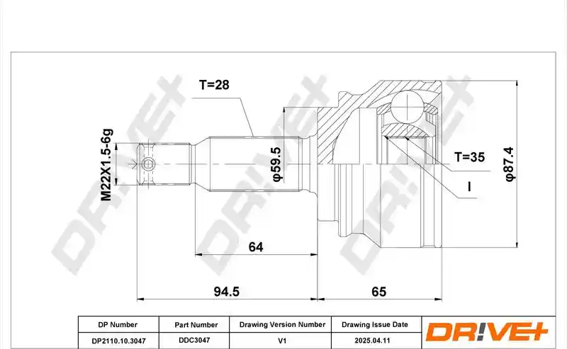 DR!VE DP2110.10.3047 DR!VE DP2110.10.3047