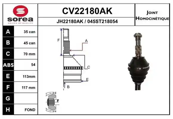 EAI CV22180AK EAI CV22180AK