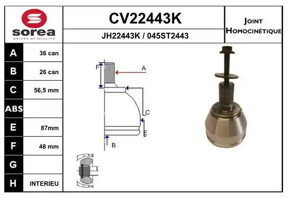 EAI CV22443K EAI CV22443K