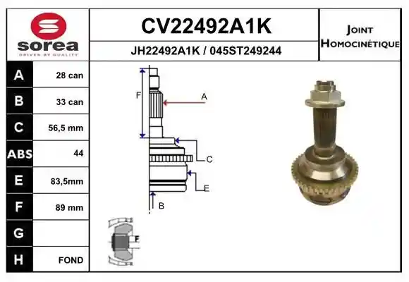 EAI CV22492A1K EAI CV22492A1K