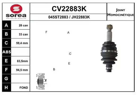 EAI CV22883K EAI CV22883K
