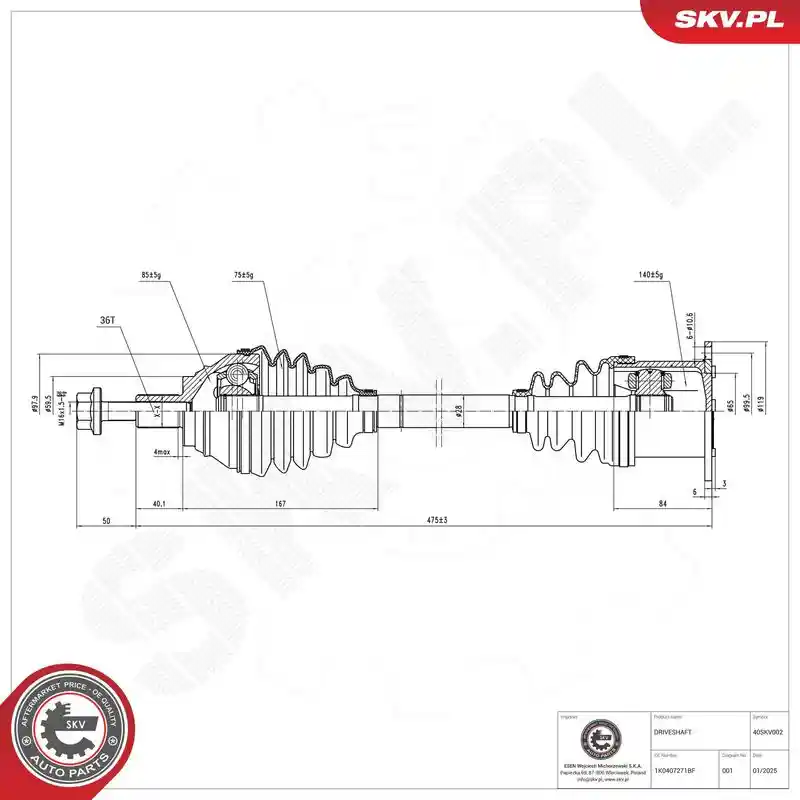 ESEN SKV 40SKV002 ESEN SKV 40SKV002