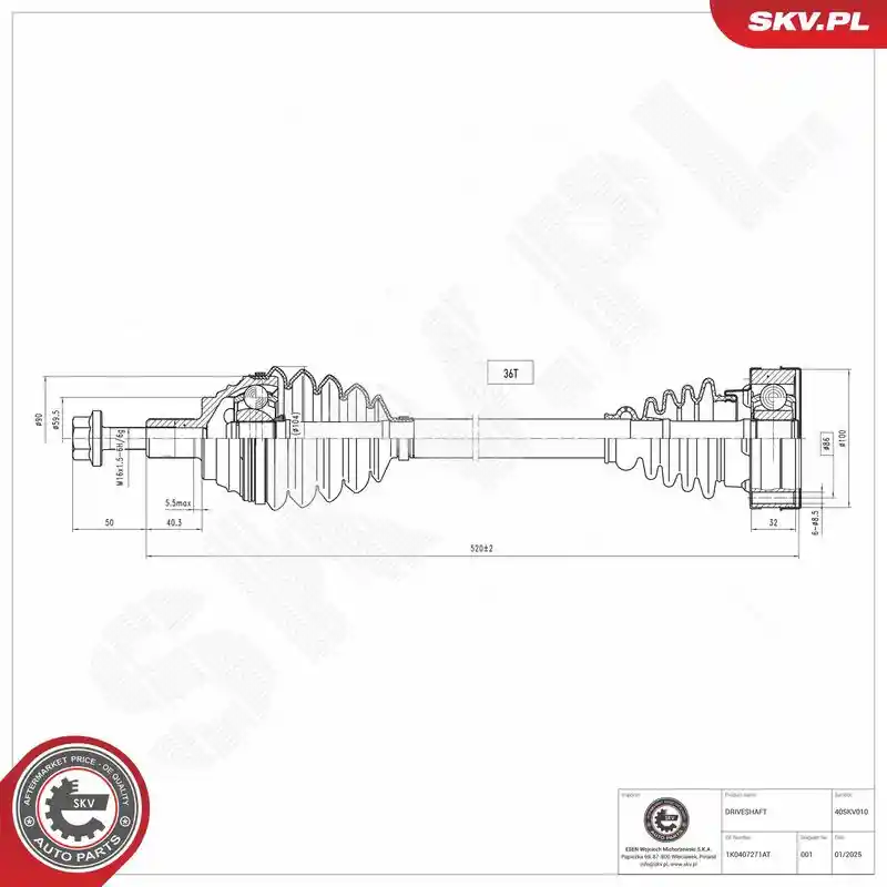 ESEN SKV 40SKV010 ESEN SKV 40SKV010