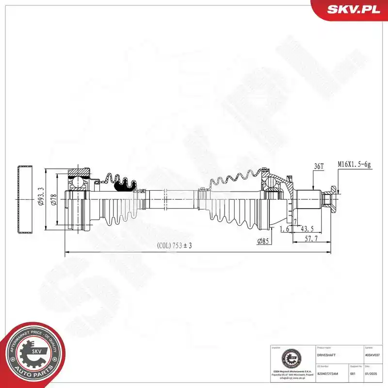 ESEN SKV 40SKV037