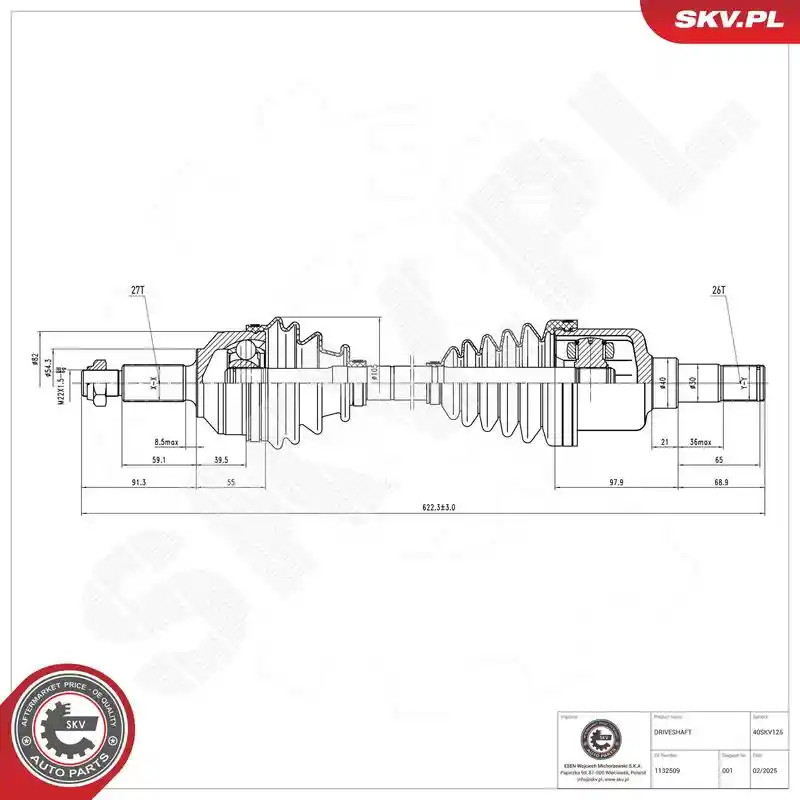 ESEN SKV 40SKV125 ESEN SKV 40SKV125
