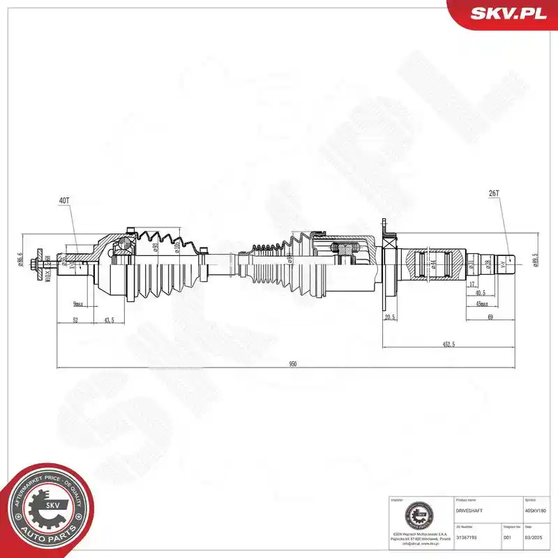 ESEN SKV 40SKV180
