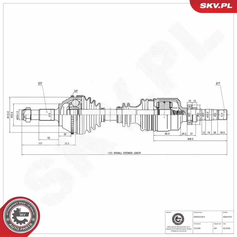 ESEN SKV 40SKV187 ESEN SKV 40SKV187