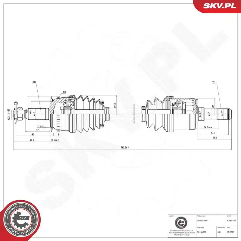 ESEN SKV 40SKV235 ESEN SKV 40SKV235