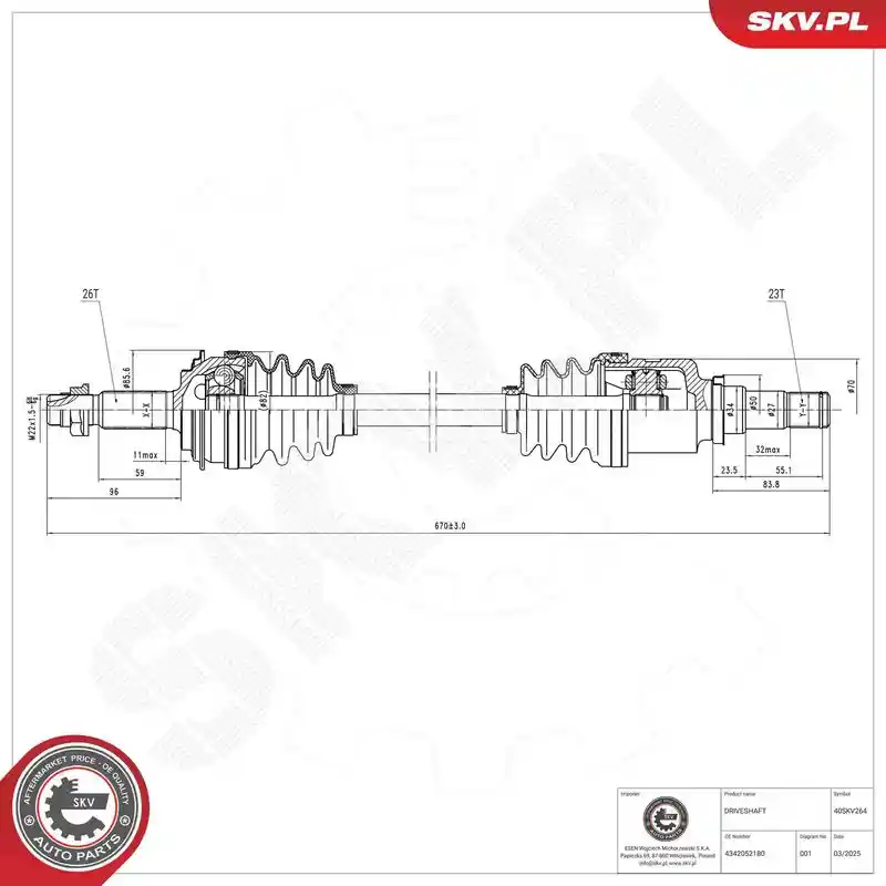 ESEN SKV 40SKV264