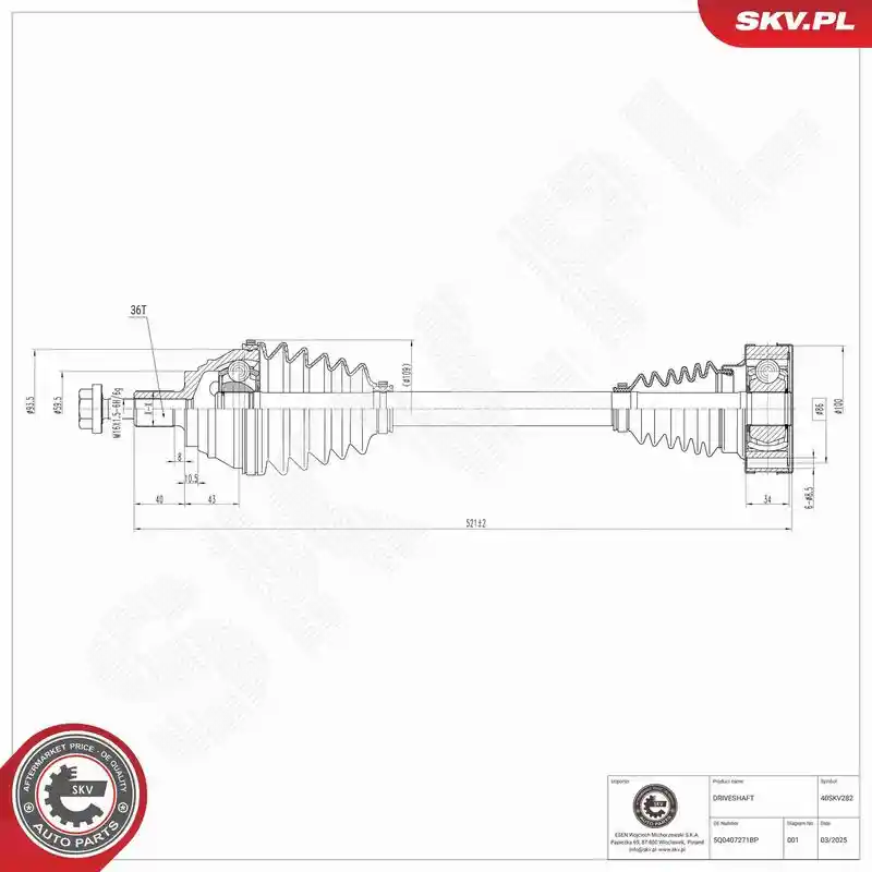 ESEN SKV 40SKV282 ESEN SKV 40SKV282