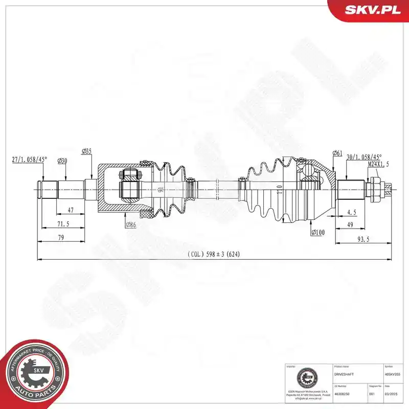 ESEN SKV 40SKV355 ESEN SKV 40SKV355