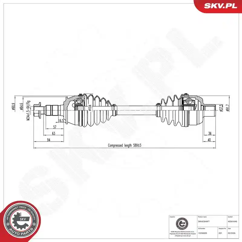 ESEN SKV 40SKV645