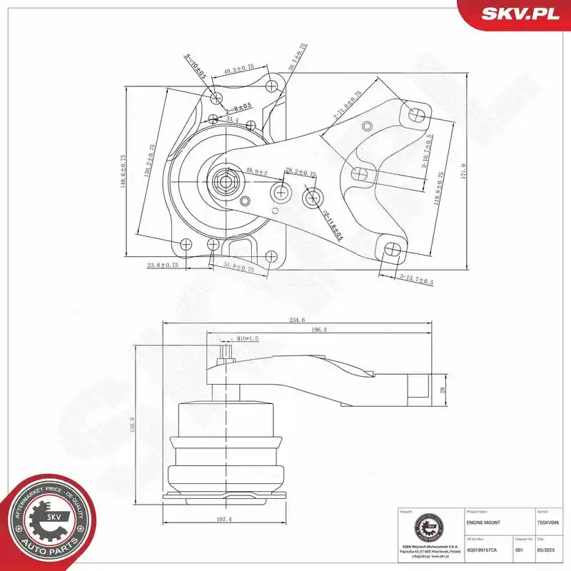 ESEN SKV 75SKV046 ESEN SKV 75SKV046