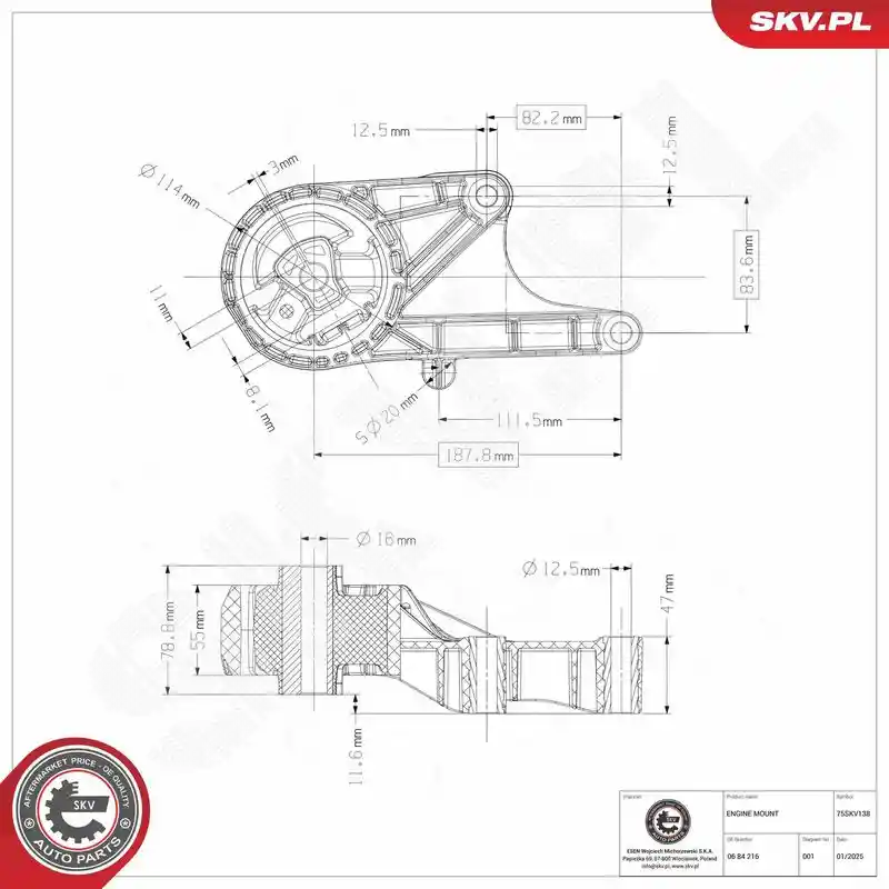 ESEN SKV 75SKV138 ESEN SKV 75SKV138
