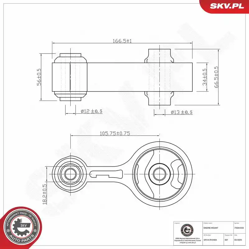 ESEN SKV 75SKV233
