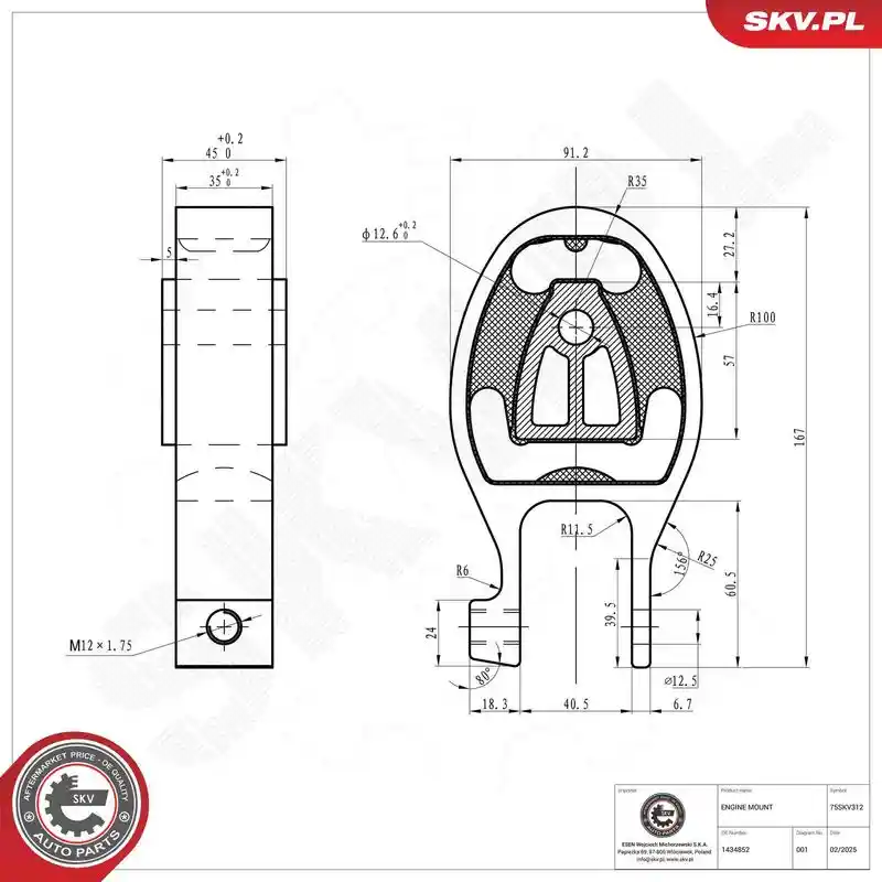ESEN SKV 75SKV312 ESEN SKV 75SKV312