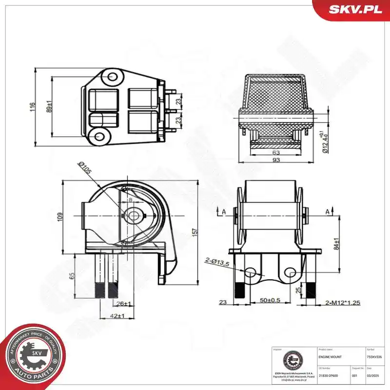 ESEN SKV 75SKV336 ESEN SKV 75SKV336