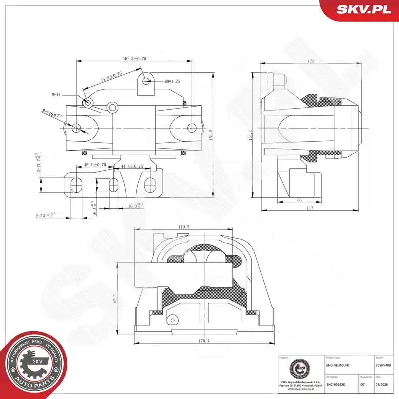ESEN SKV 75SKV409