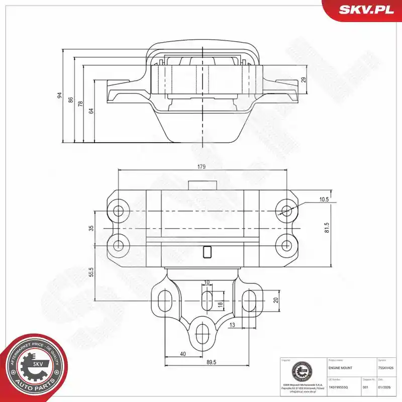 ESEN SKV 75SKV426 ESEN SKV 75SKV426